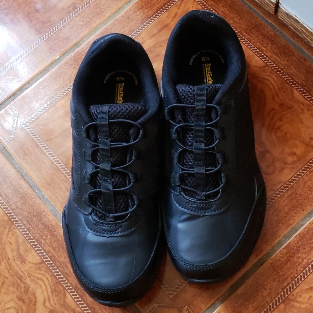 TredSafe Women Slip Resistant Blk SZ 8 1/2